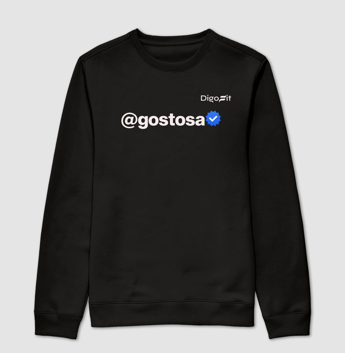 MOLETOM SUÉTER VERIFICADA COMO GOSTOSA