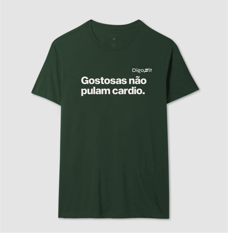 CAMISETA GOSTOSAS NÃO PULAM CARDIO