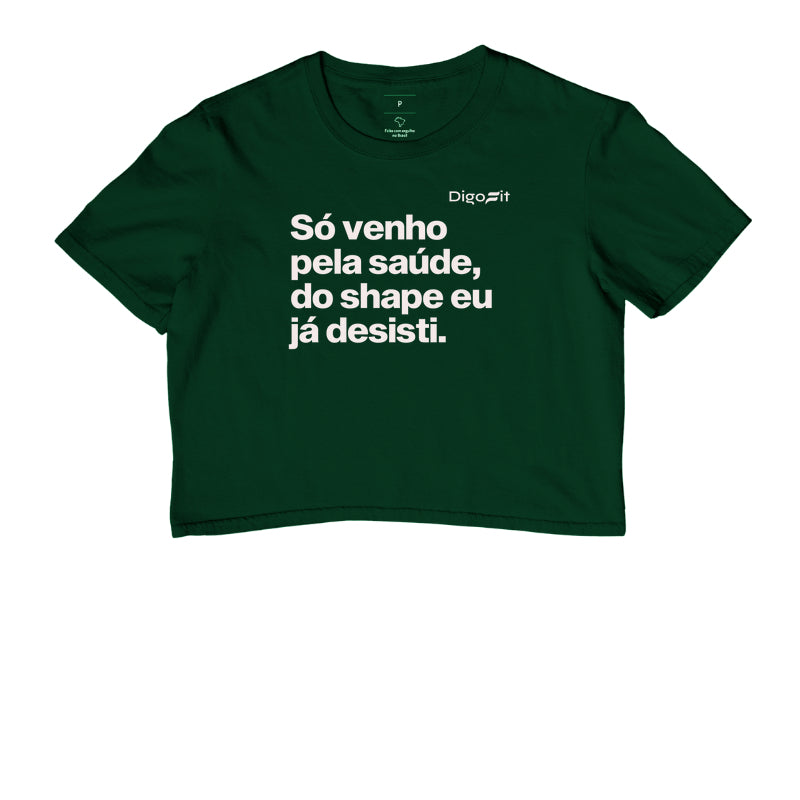 CROPPED SÓ VENHO PELA SAÚDE