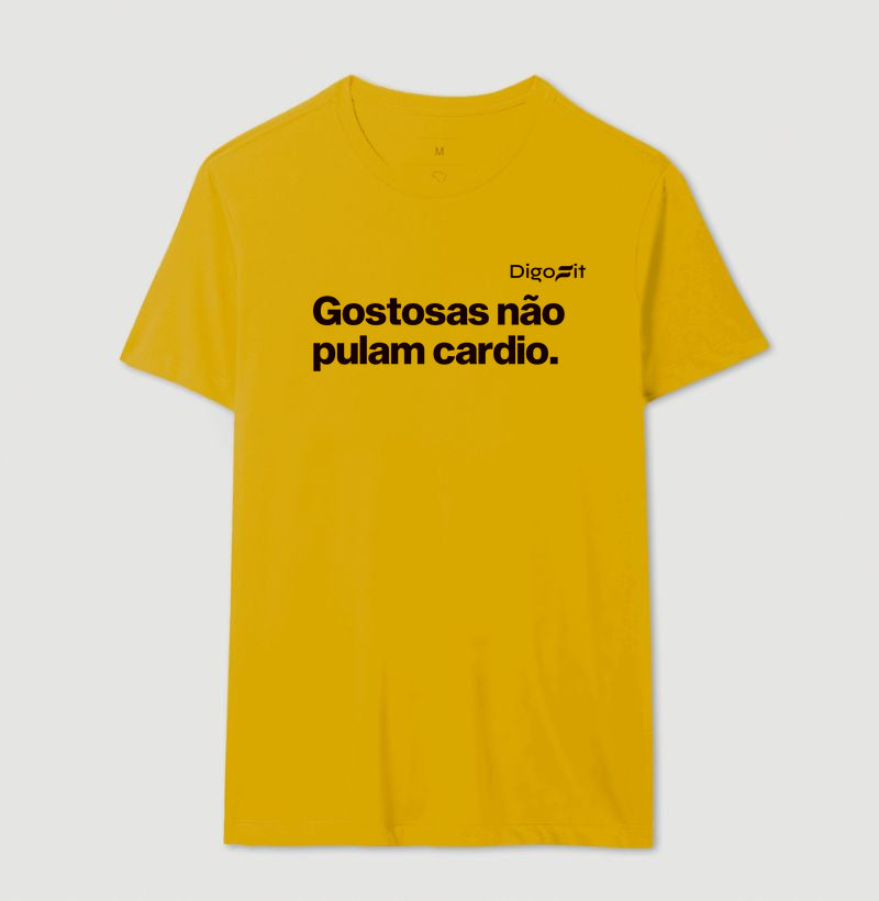 CAMISETA GOSTOSAS NÃO PULAM CARDIO